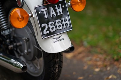 Lot 26 - 1970 Moto Guzzi V750 Ambassador Police