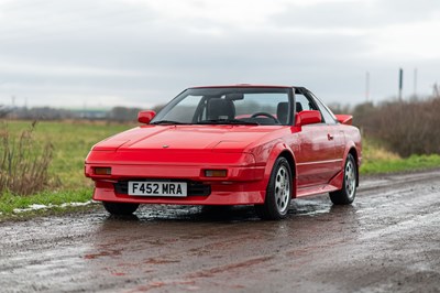 Lot 3 - 1987 Toyota MR2 Supercharged