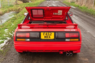Lot 3 - 1987 Toyota MR2 Supercharged