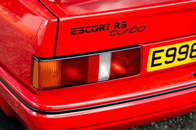 Lot 1987 Ford Escort RS Turbo