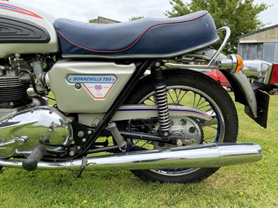 Lot 76 - 1978 Triumph T140V Bonneville Silver Jubilee