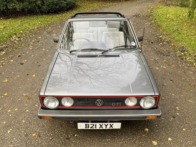 Lot 70 - 1985 Volkswagen Golf GTi Cabriolet