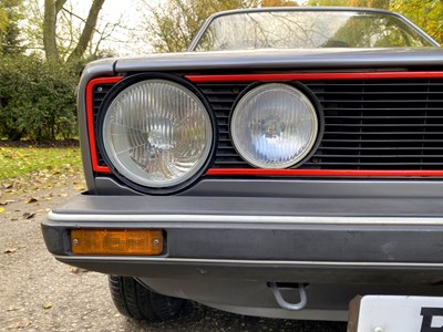Lot 70 - 1985 Volkswagen Golf GTi Cabriolet