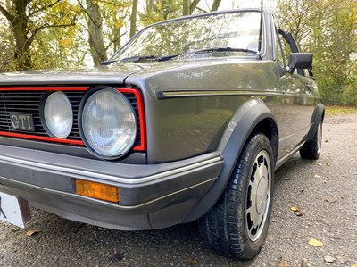 Lot 70 - 1985 Volkswagen Golf GTi Cabriolet
