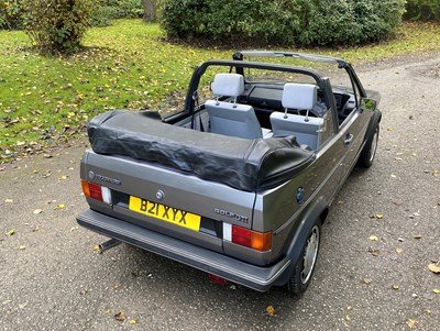 Lot 70 - 1985 Volkswagen Golf GTi Cabriolet