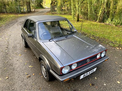 Lot 70 - 1985 Volkswagen Golf GTi Cabriolet