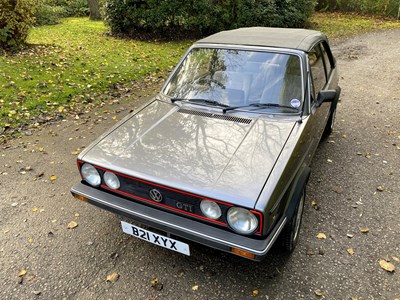 Lot 70 - 1985 Volkswagen Golf GTi Cabriolet