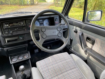 Lot 70 - 1985 Volkswagen Golf GTi Cabriolet